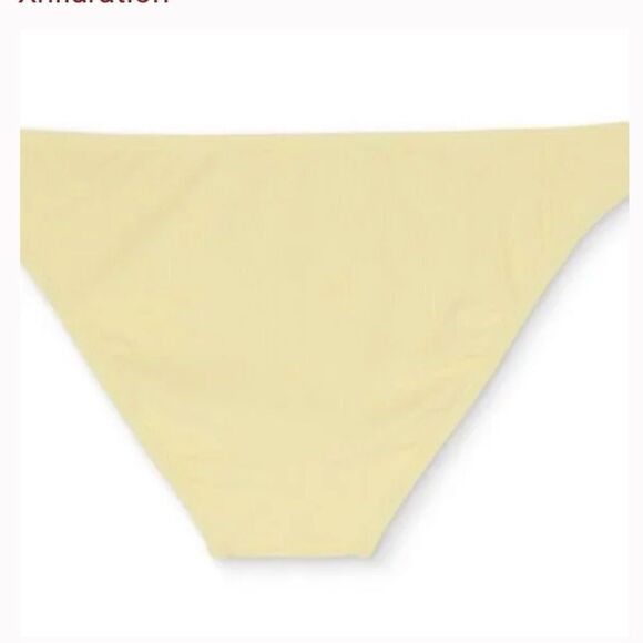 Xhilaration Yellow Ribbed Swim Bottoms, Size XL (12-14), NWT - Picture 4 of 9